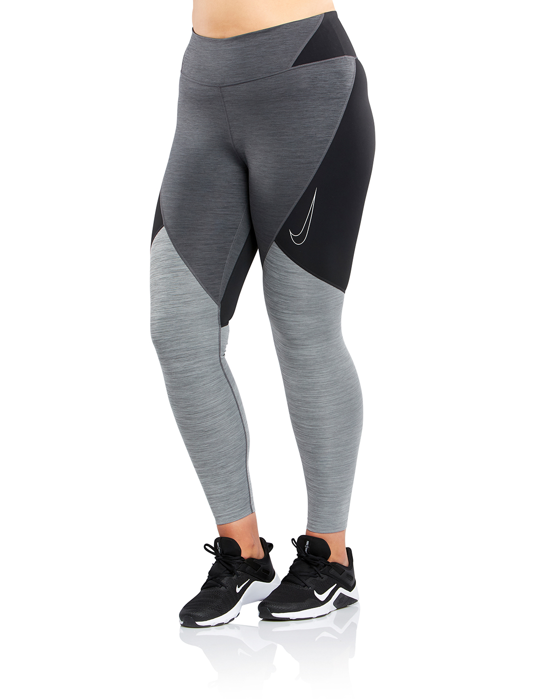 Nike Womens One Novelty Leggings - Grey 