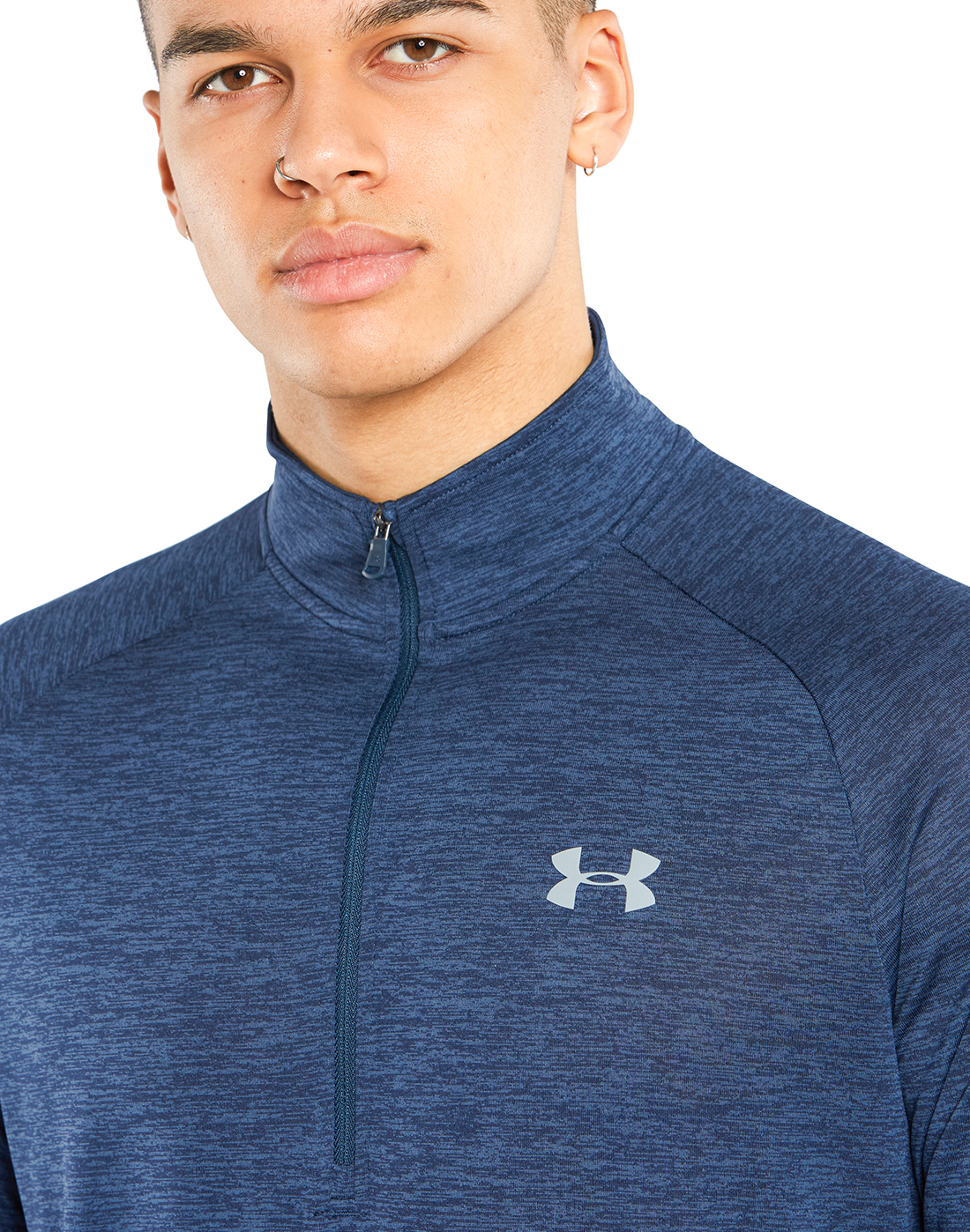 Under Armour Mens Tech 2.0 Half Zip Top - Navy | Life Style Sports IE