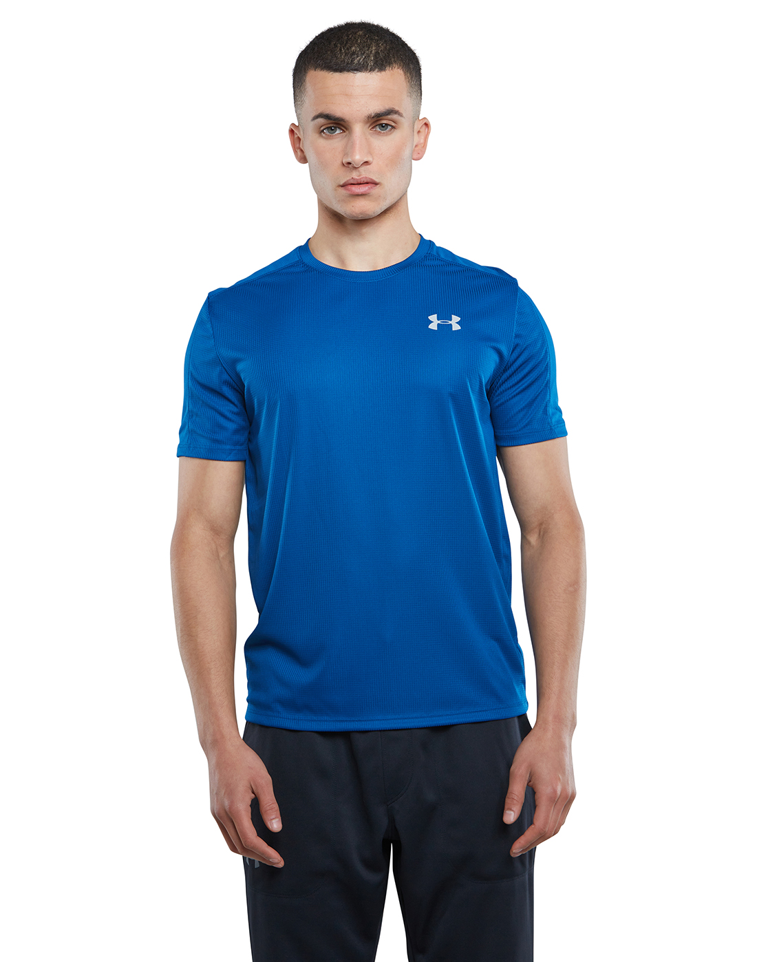 Under Armour Mens Speed Stride T-Shirt - Blue | Life Style Sports IE