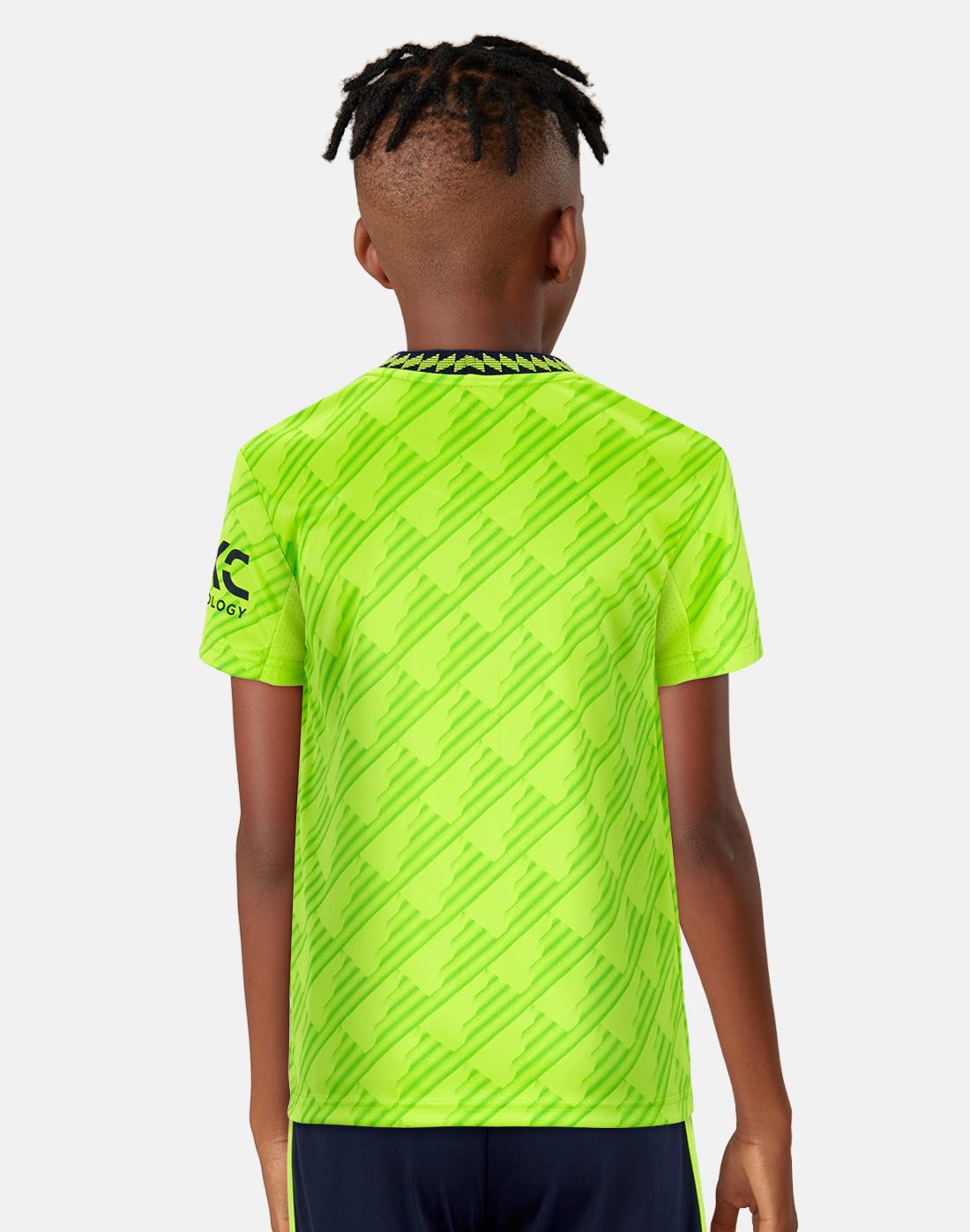 adidas Kids Manchester United 22/23 Third Jersey - Green | Life Style ...