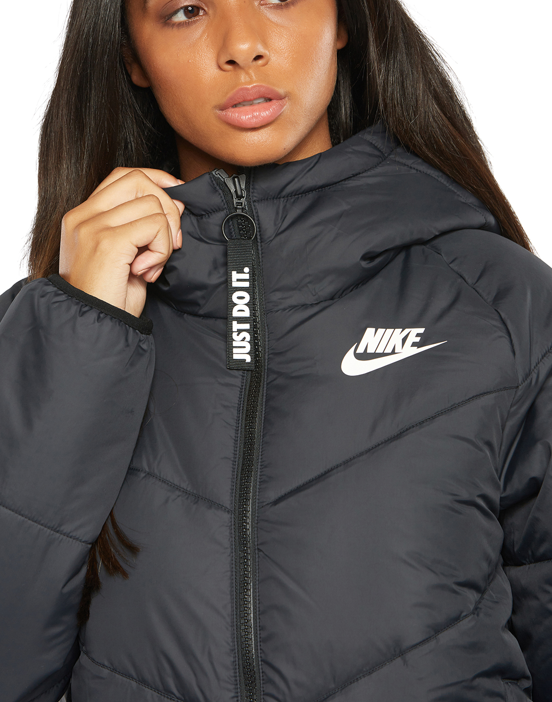 Nike Womens Padded Jacket - Black 