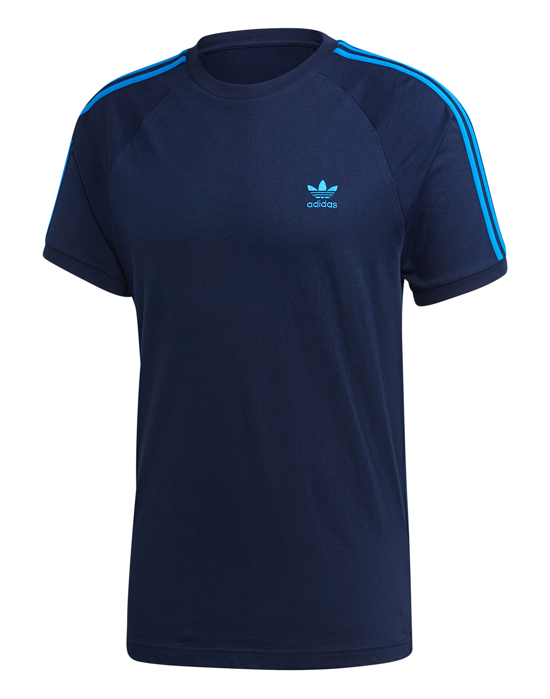 adidas Originals Mens 3-Stripes T-Shirt - Navy | Life Style Sports IE