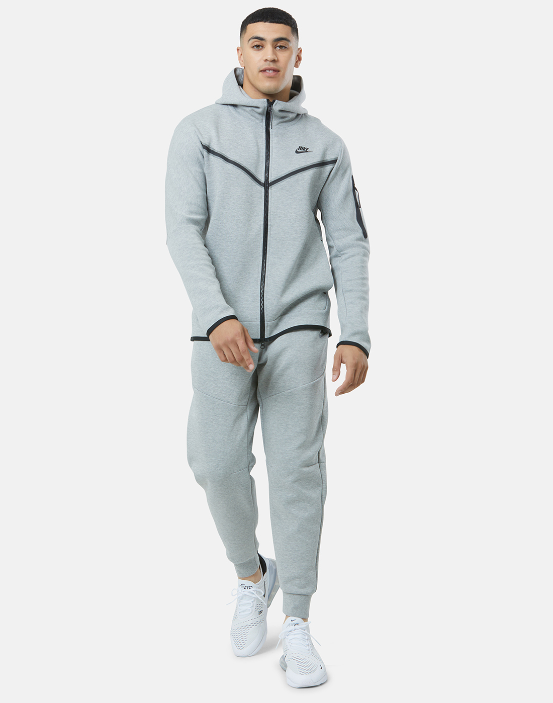 Nike Mens Tech Fleece Hoodie - Grey | Life Style Sports IE