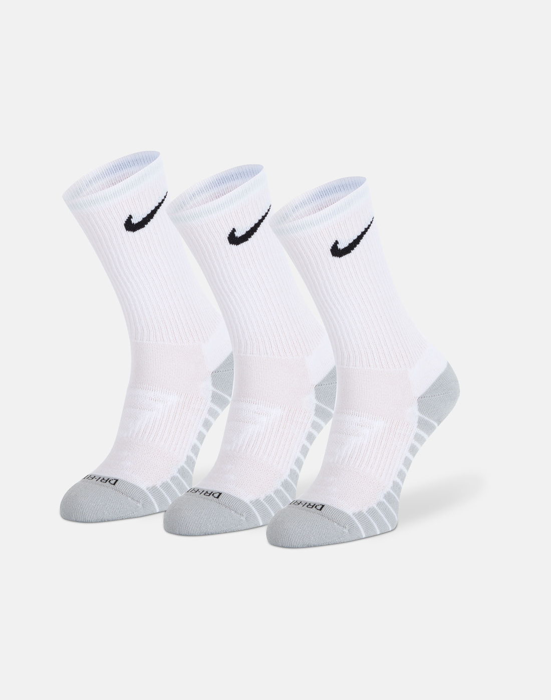 Nike Everyday Max Cushion 3 Pack Crew Socks - White | Life Style Sports IE