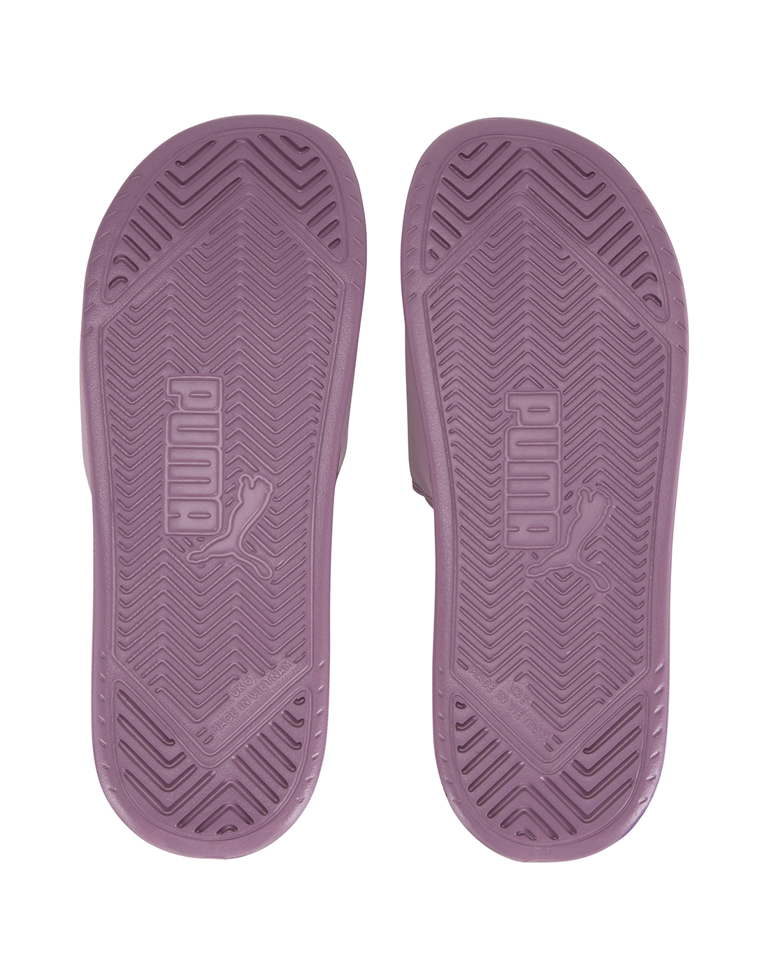 puma purple slides