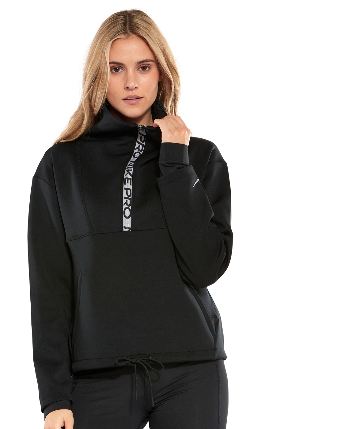 nike half zip up womens