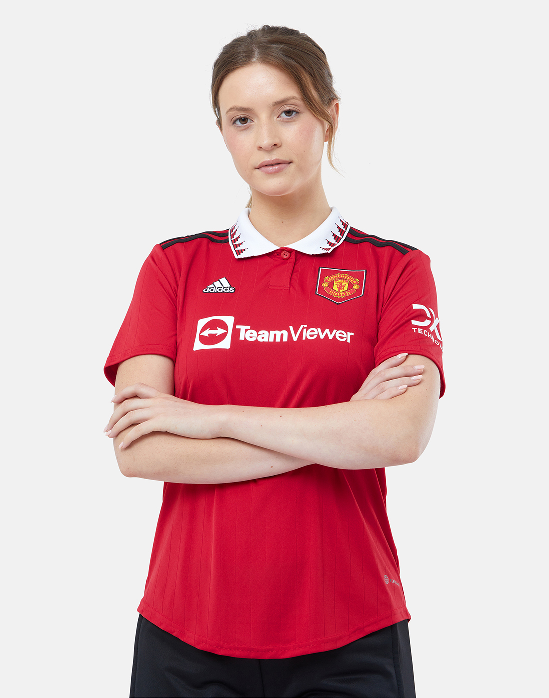 adidas Womens Manchester United 22/23 Home Jersey - Red