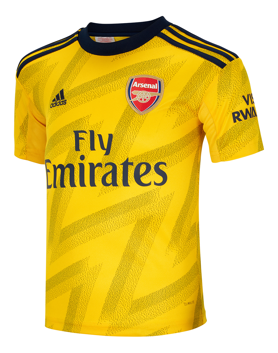 arsenal away shirt yellow