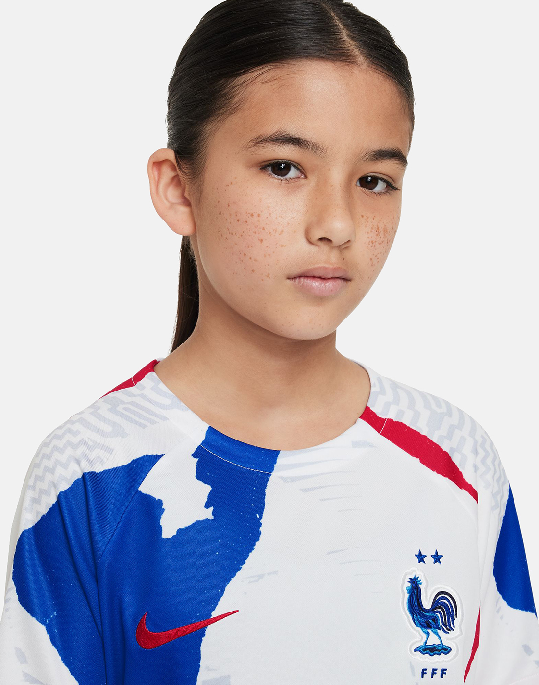 Nike Kids France Pre Match T-Shirt - White | Life Style Sports EU