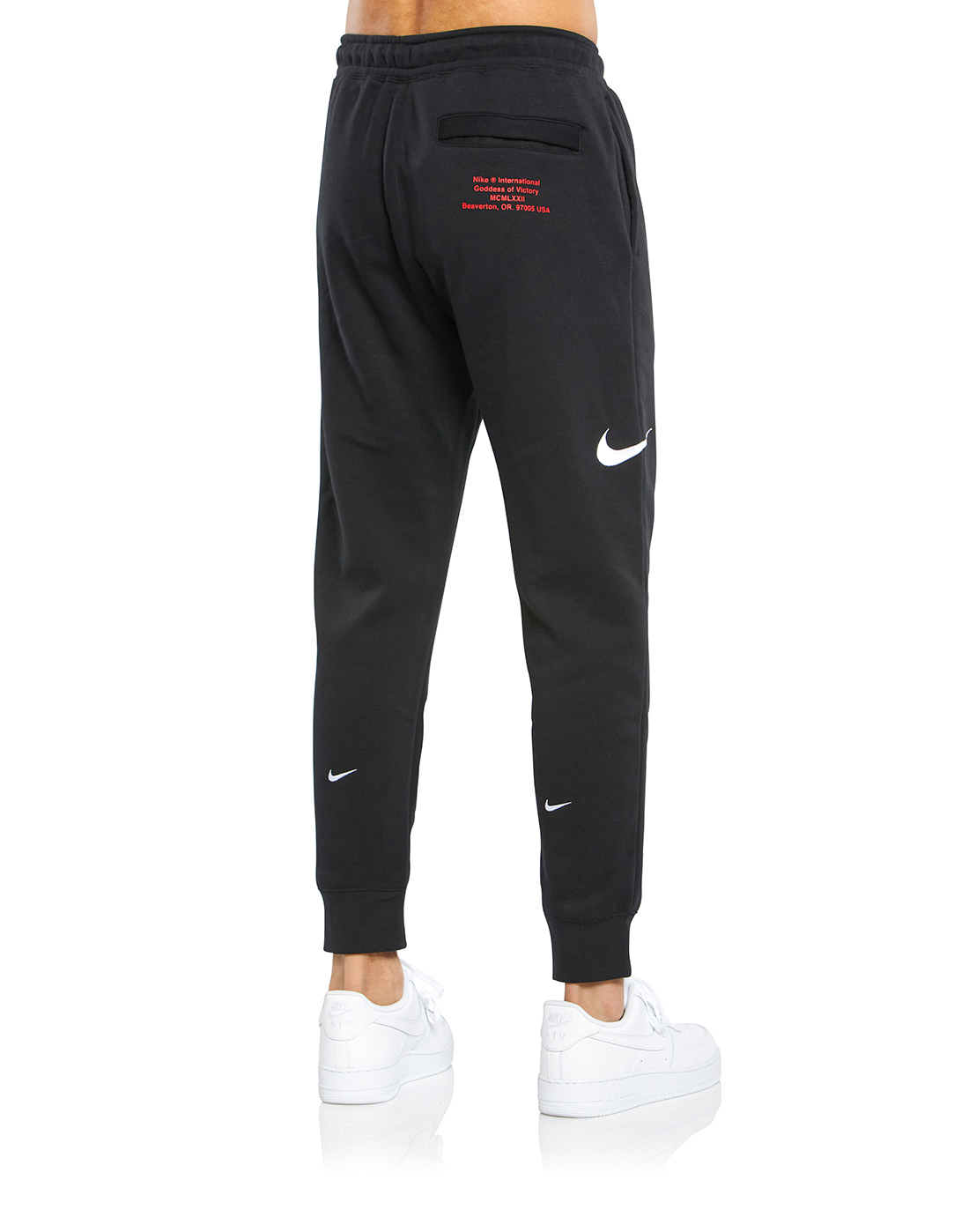 nike pants with swoosh down the side