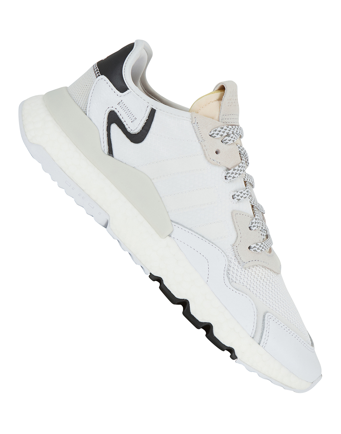 adidas originals nite jogger trainers in white