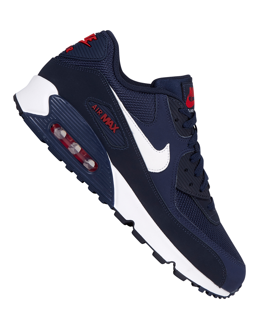 navy nike trainers mens