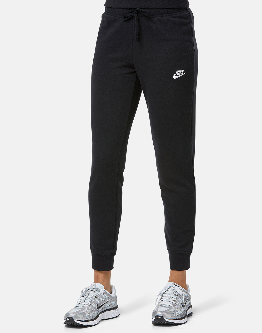 Nike Womens Club Fleece Mid Rise Pant - Black