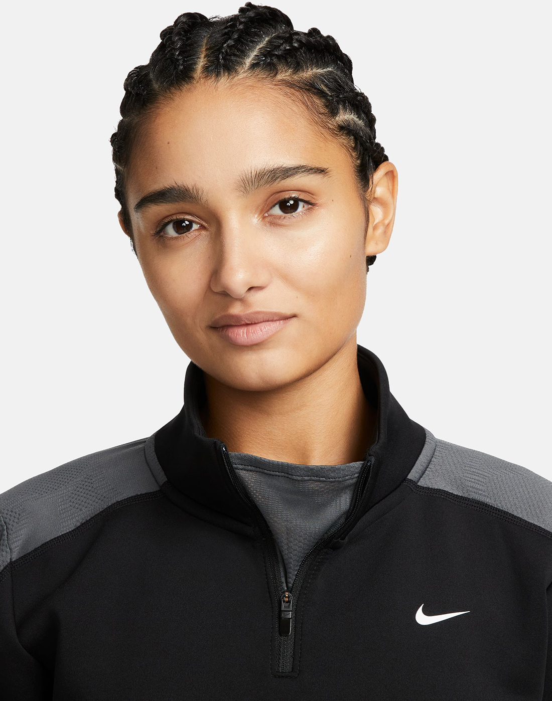 Nike Women's Long-Sleeve 1/4-Zip Training Top - Black | Life Style ...