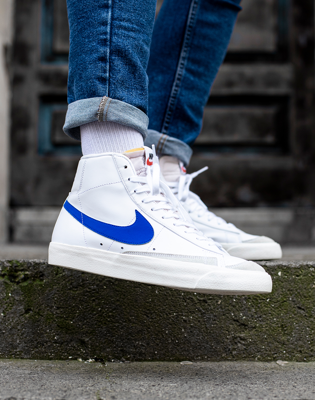 Nike Mens Blazer Mid 77 Vintage - White | Life Style Sports IE