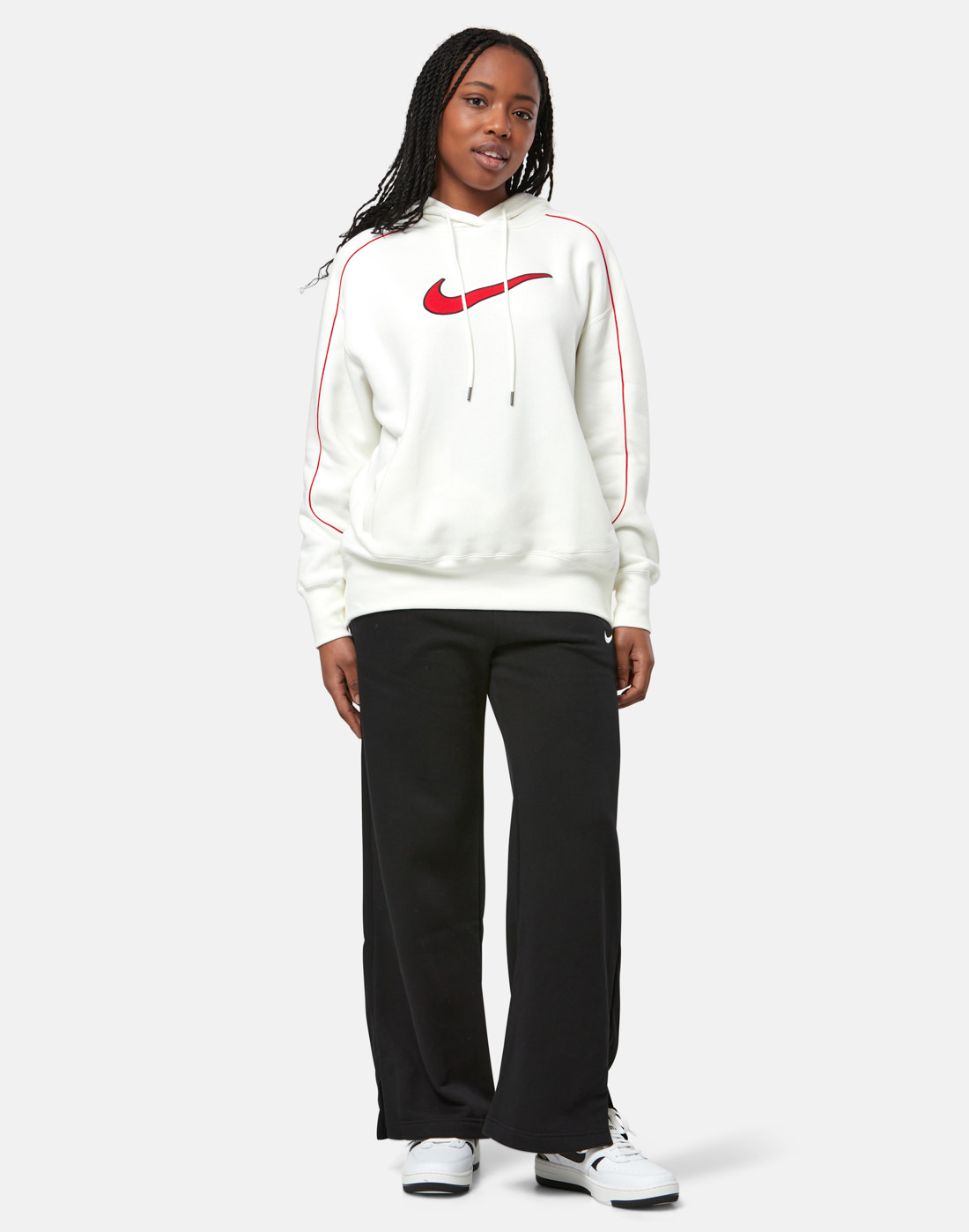 Nike Womens Phoenix Fleece Hoodie - Cream | Life Style Sports IE