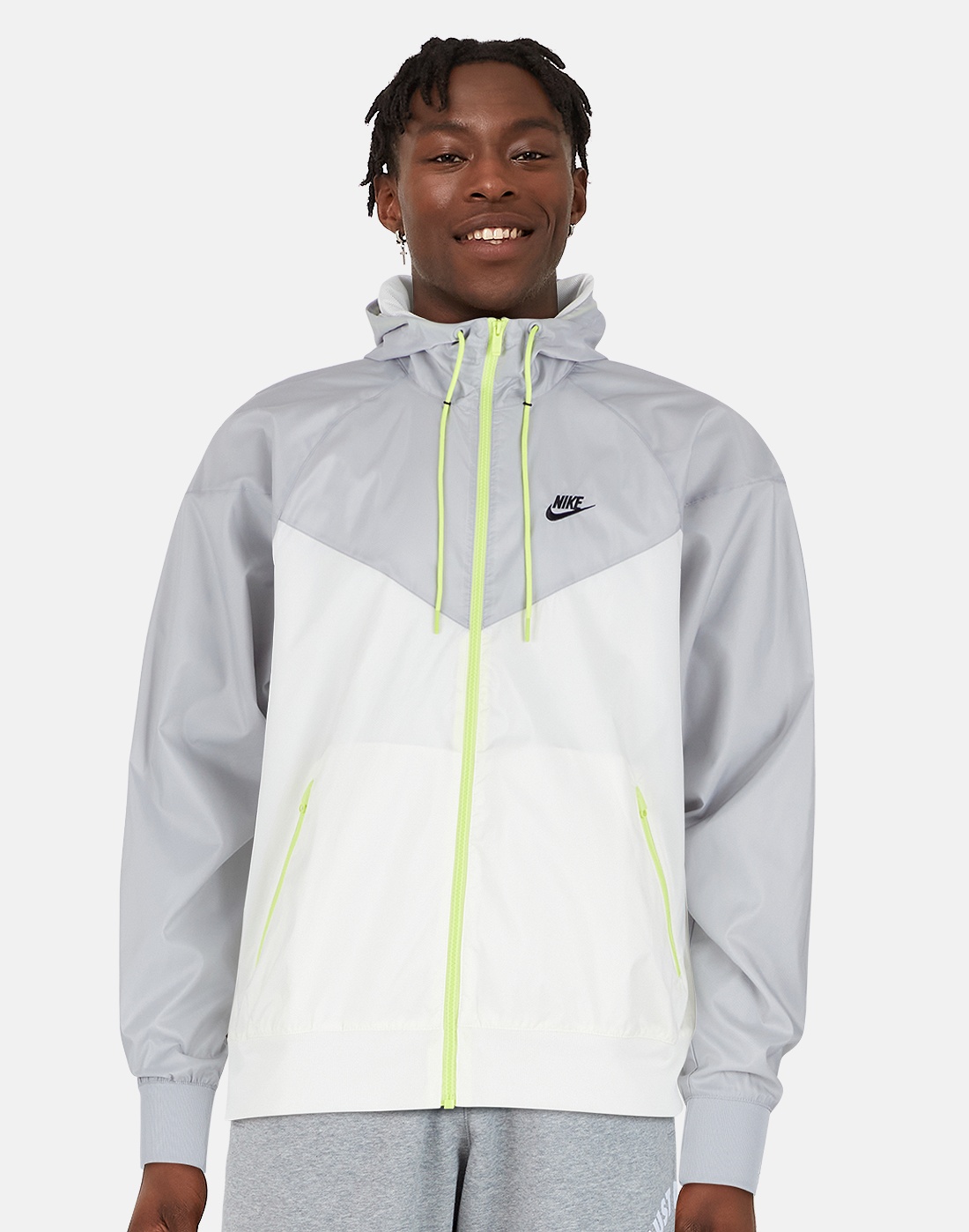 Humedal Arriesgado Impulso Nike Mens Hooded Wind Runner Jacket - Grey | Life Style Sports IE