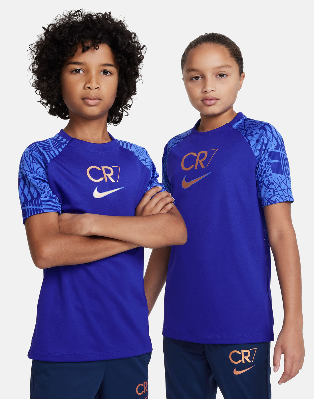 Nike Older Kids Cr7 T-Shirt - Blue | Life Style Sports UK
