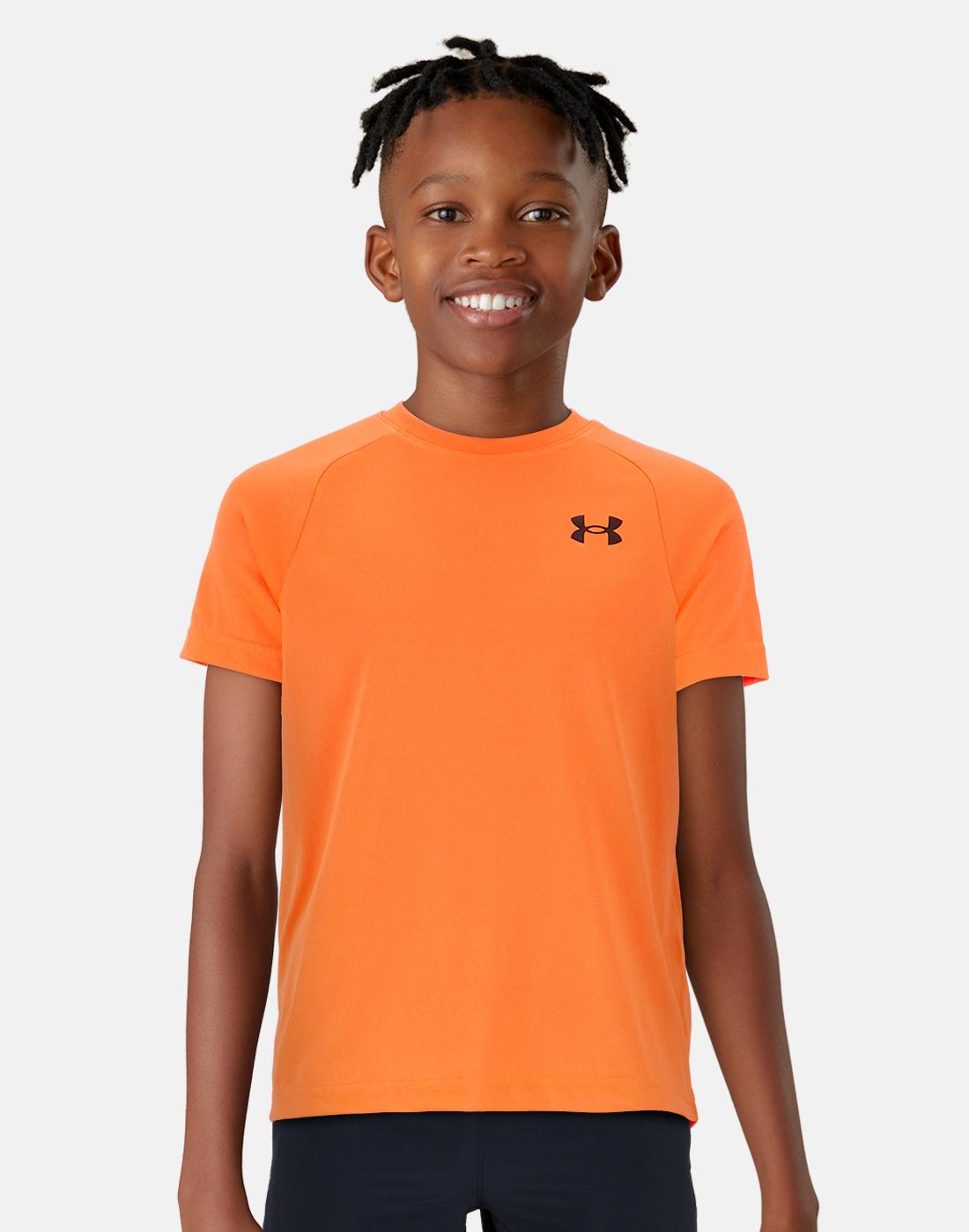 Under Armour Older Boys Tech 2.0 T-Shirt - Orange | Life Style Sports IE