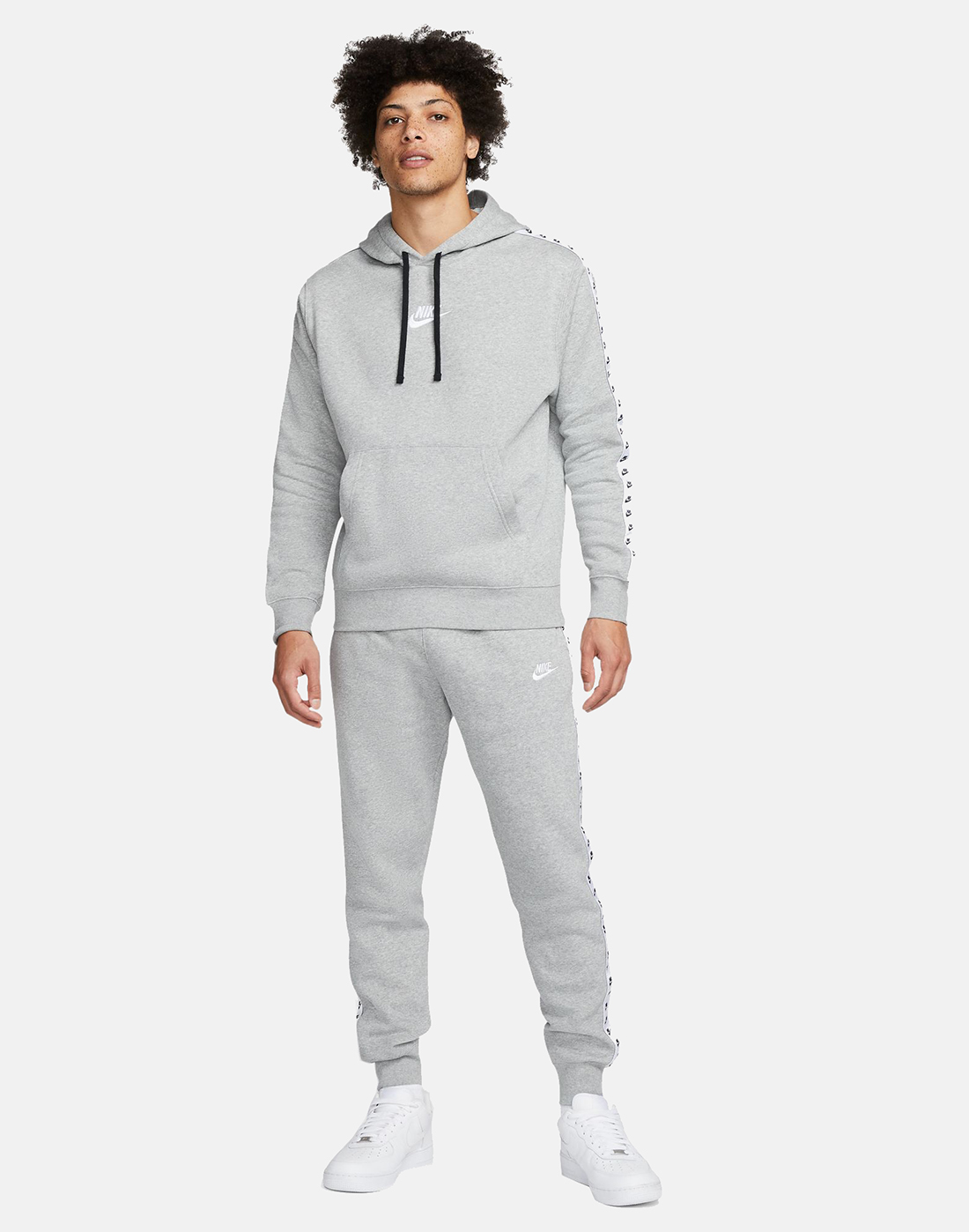 Nike Mens Sportswear Essentials Fleece Tracksuit - Grey | Life Style ...