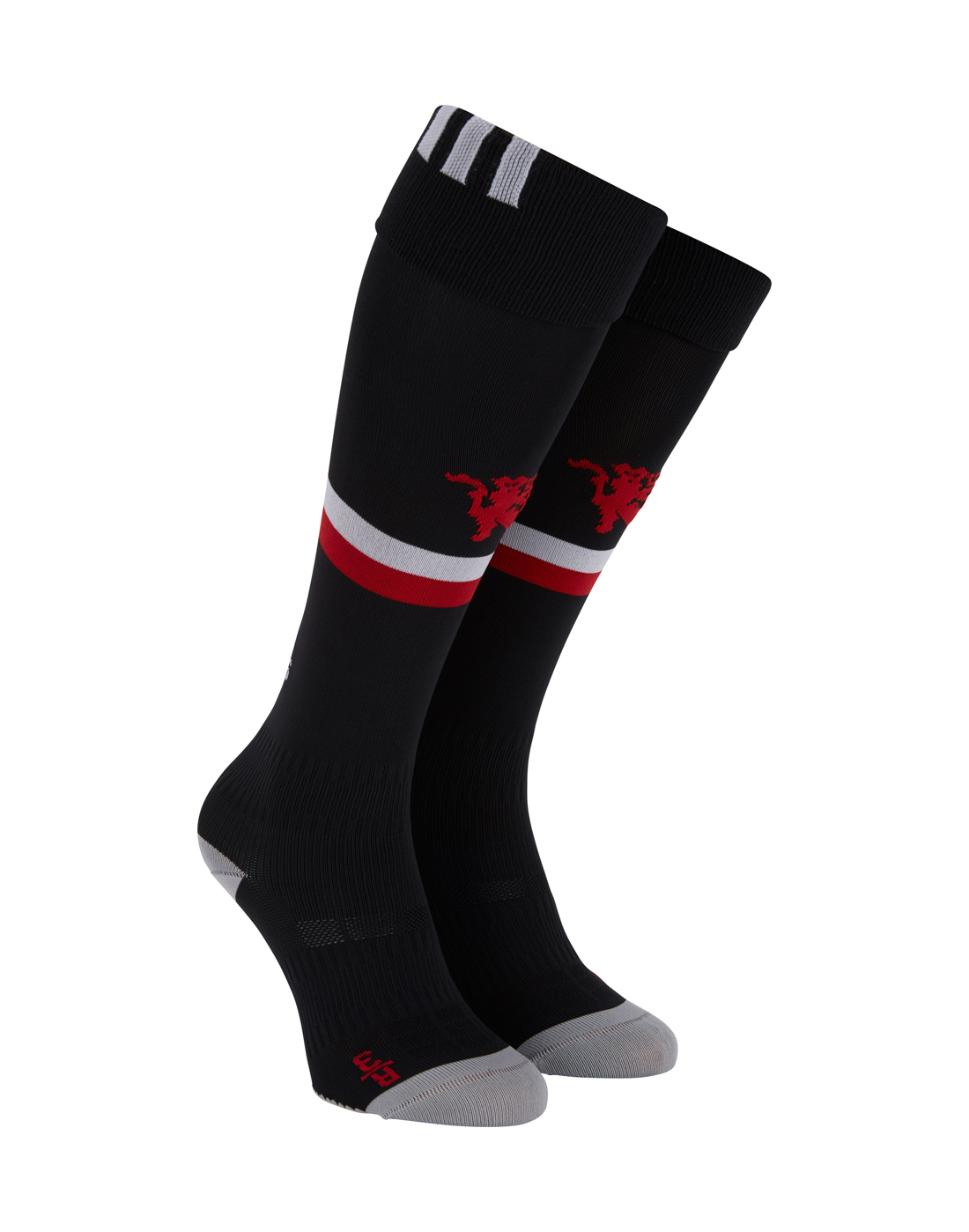 adidas Adult Man Utd 17/18 Home Sock - Black | Life Style Sports IE