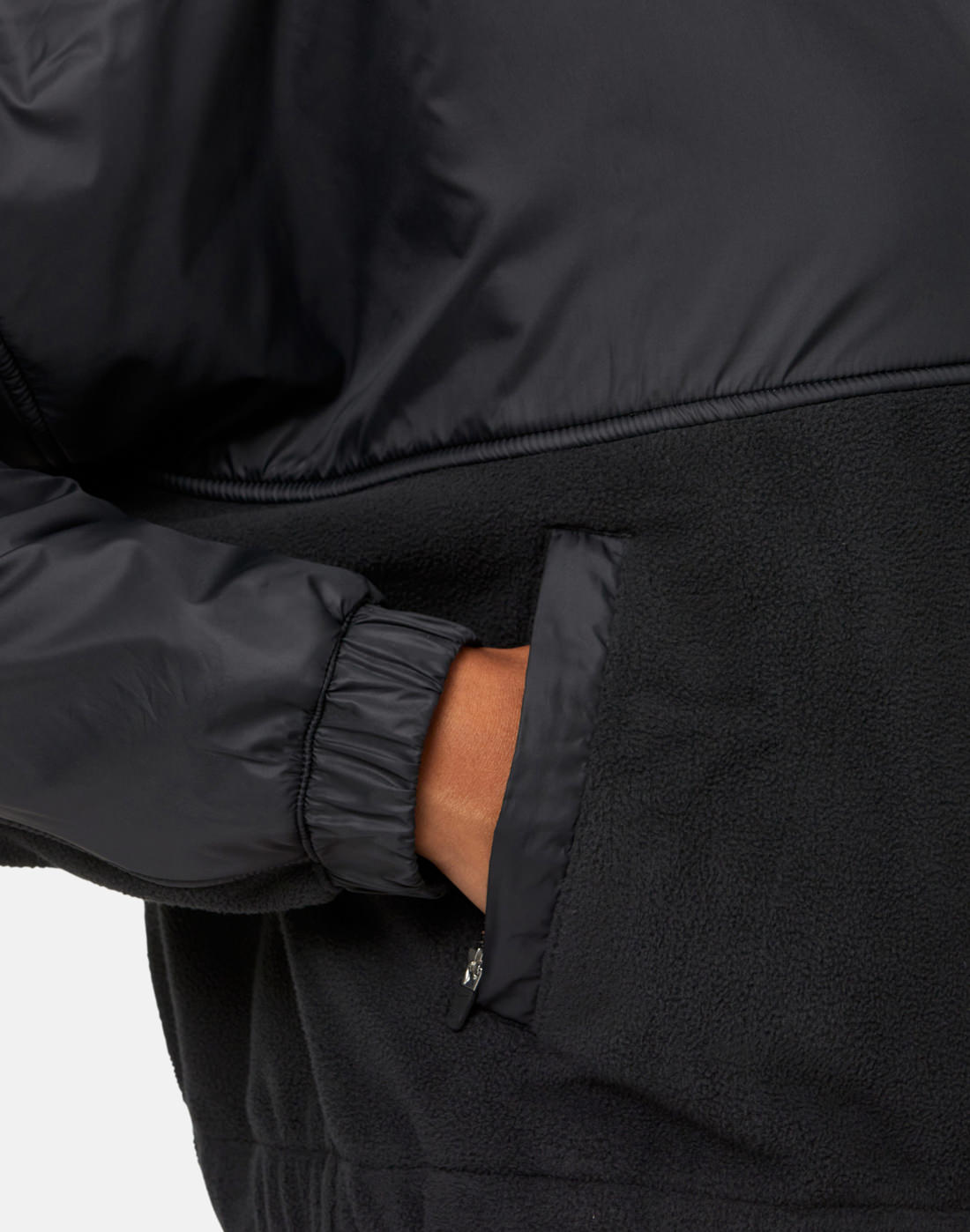 Nike Womens One Novelty Fleece Jacket - Black | Life Style Sports IE