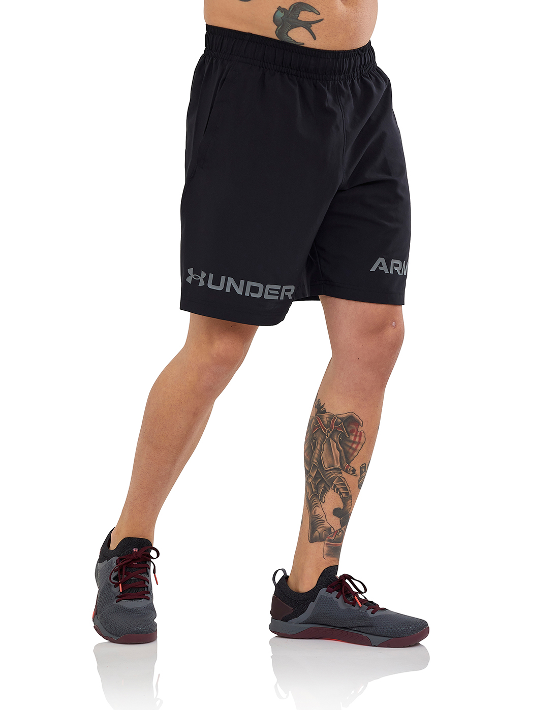 Under Armour Mens Woven Graphic WM Shorts - Black