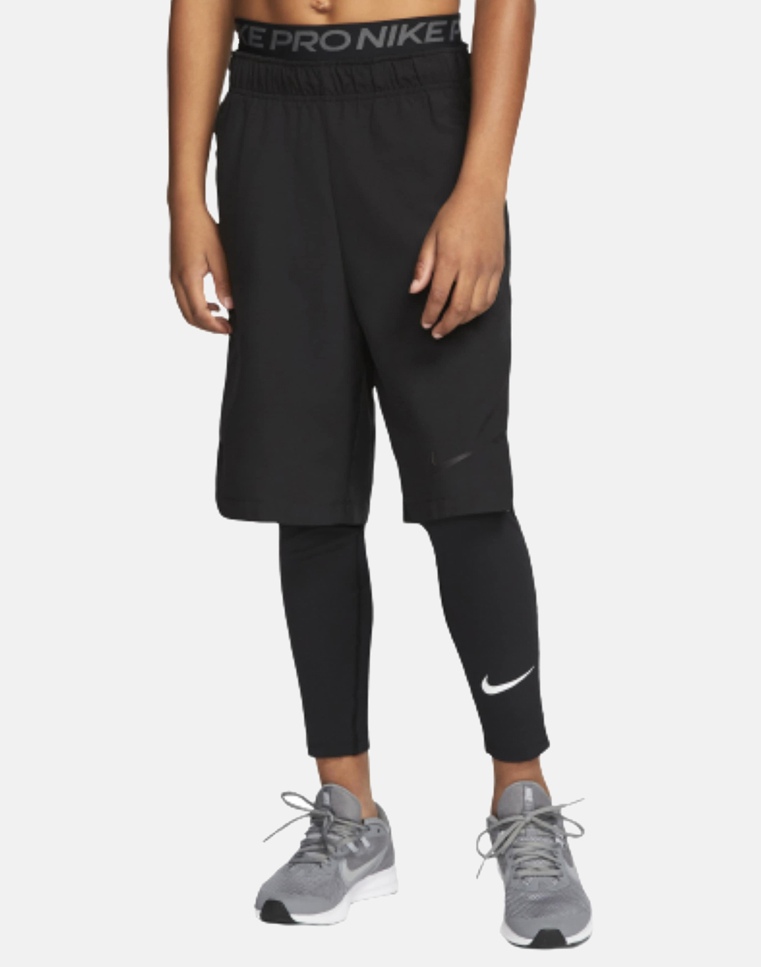 Nike Older Boys Pro Leggings - Black | Life Style Sports UK