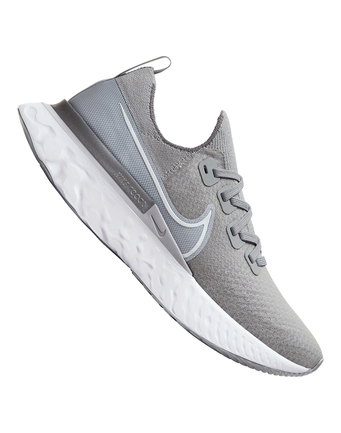 nike react infinity run flyknit grey