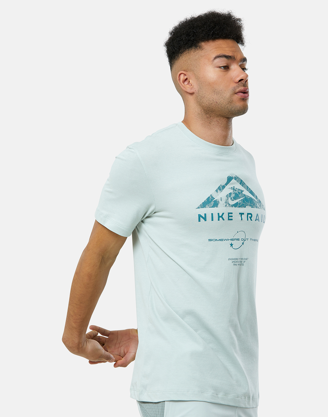Nike Mens Trail Running T-Shirt - Grey | Life Style Sports IE