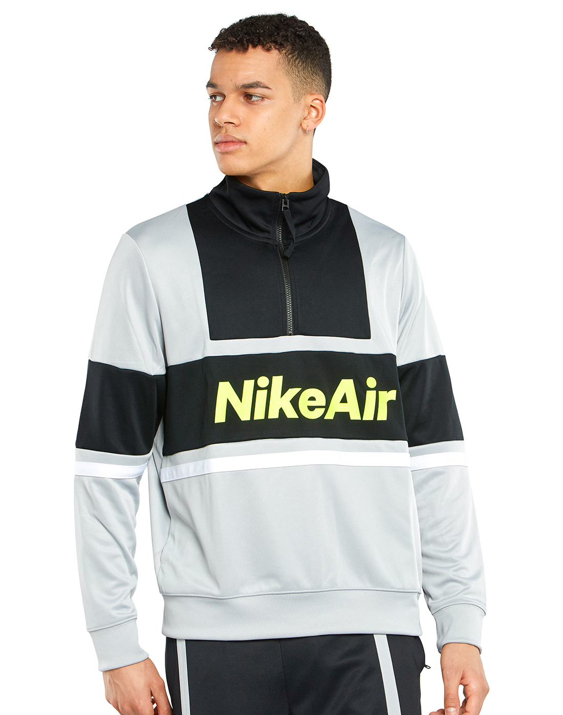 Nike Mens Nike Air Half Zip Top - Grey | Life Style Sports IE