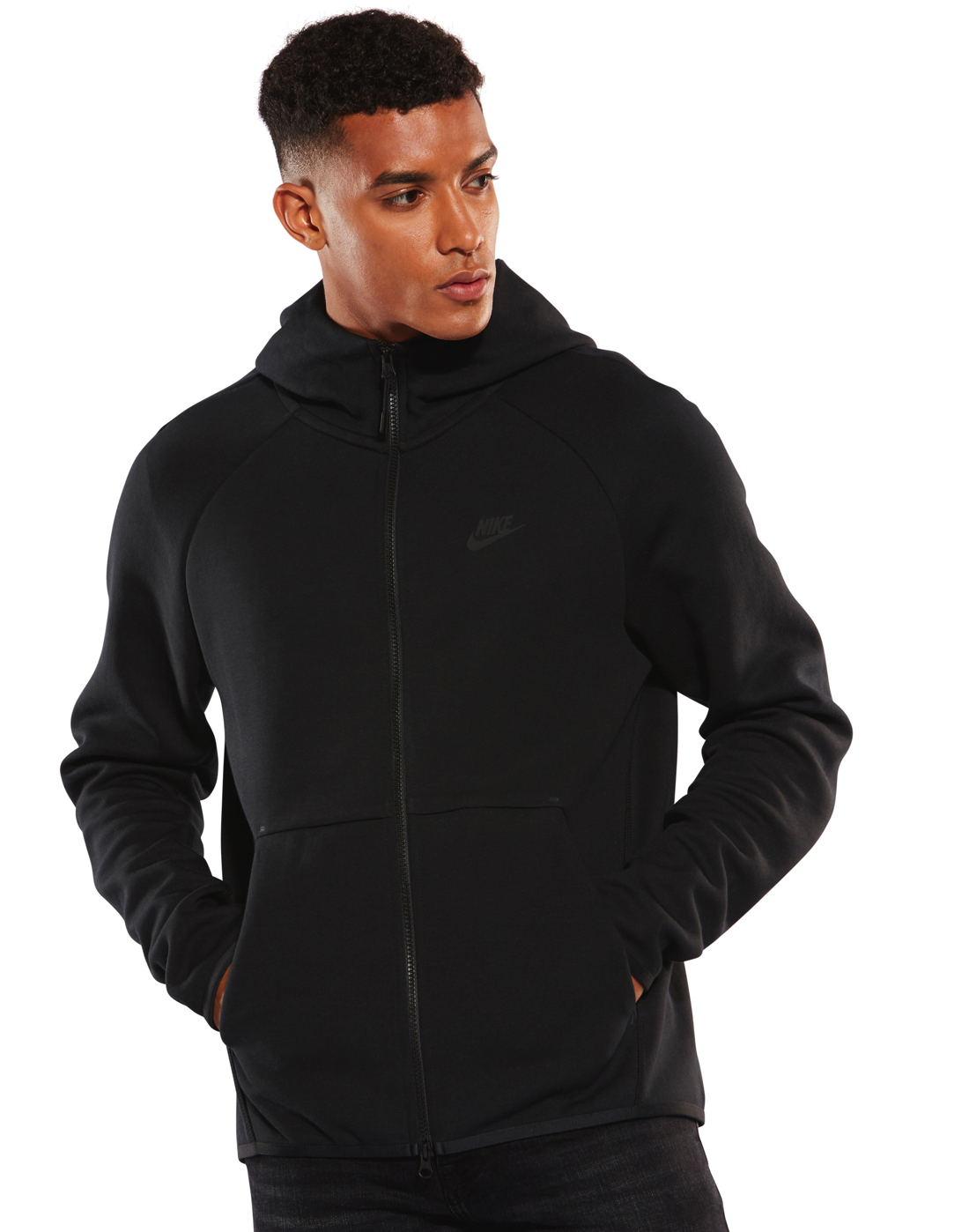 nike all black hoodie