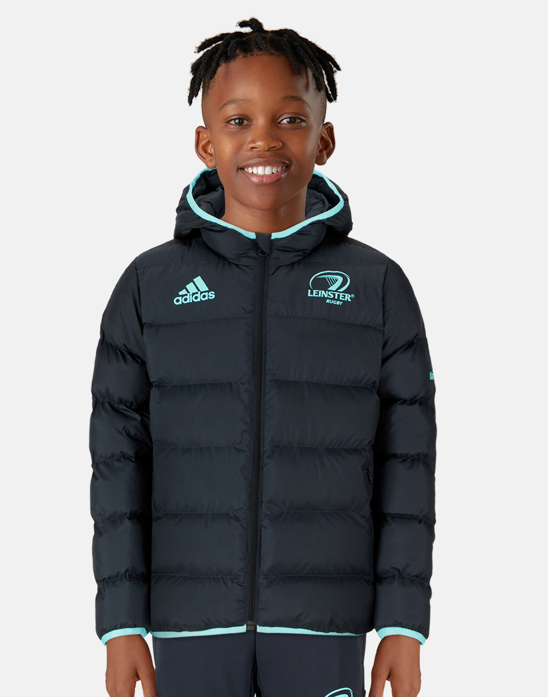adidas Kids Leinster Winter Jacket - Grey | Life Style Sports IE