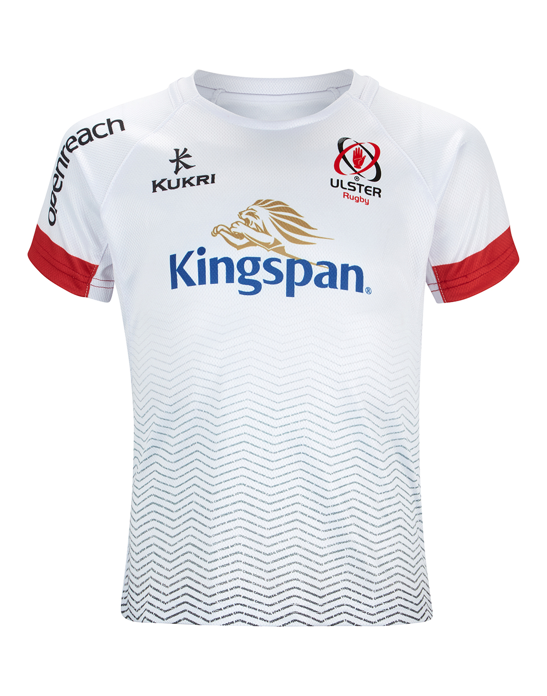 New Ulster Rugby Kukri T-Shirt Kid's Training Lifetstyle Logo Top 