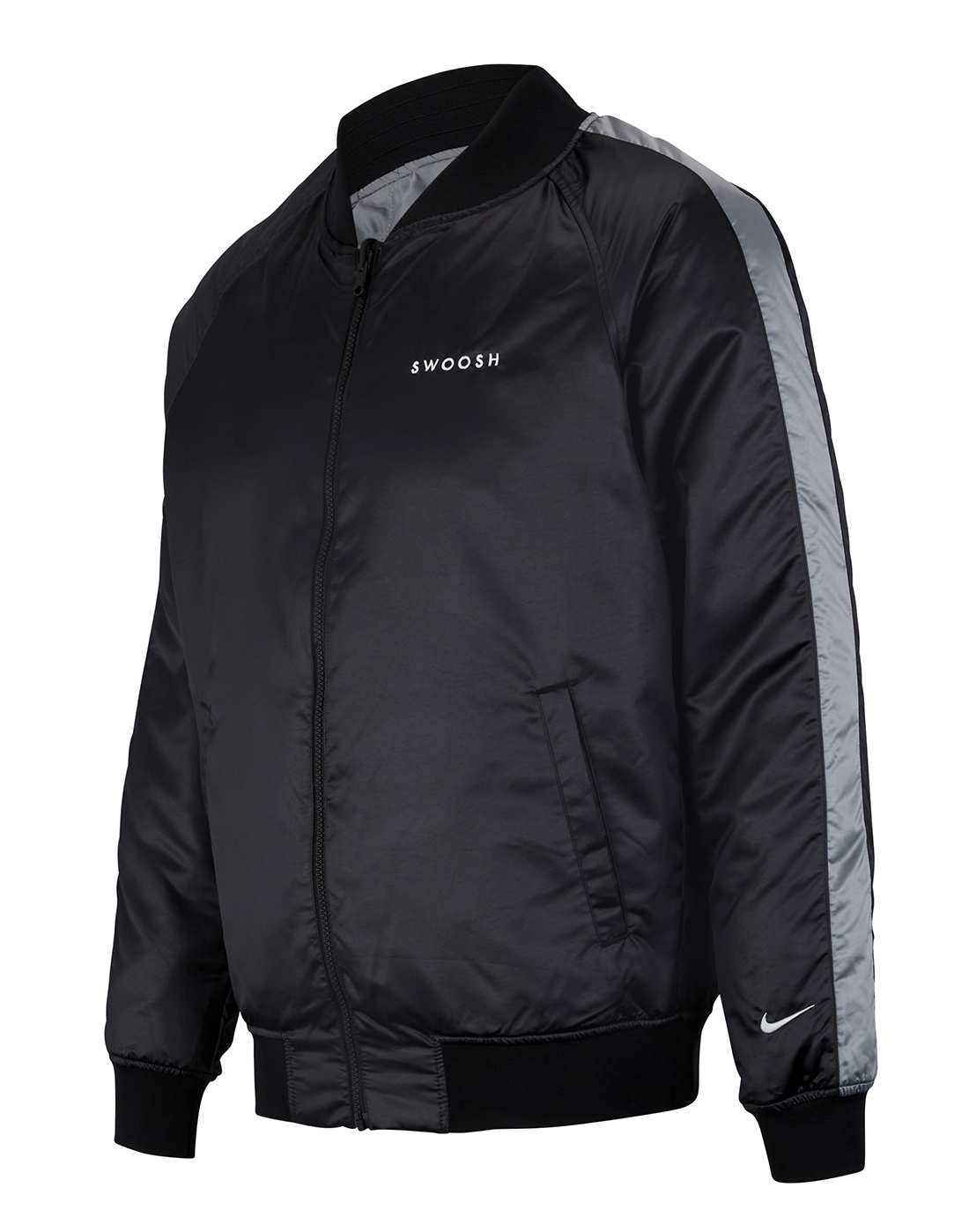 nike swoosh reversible bomber jacket