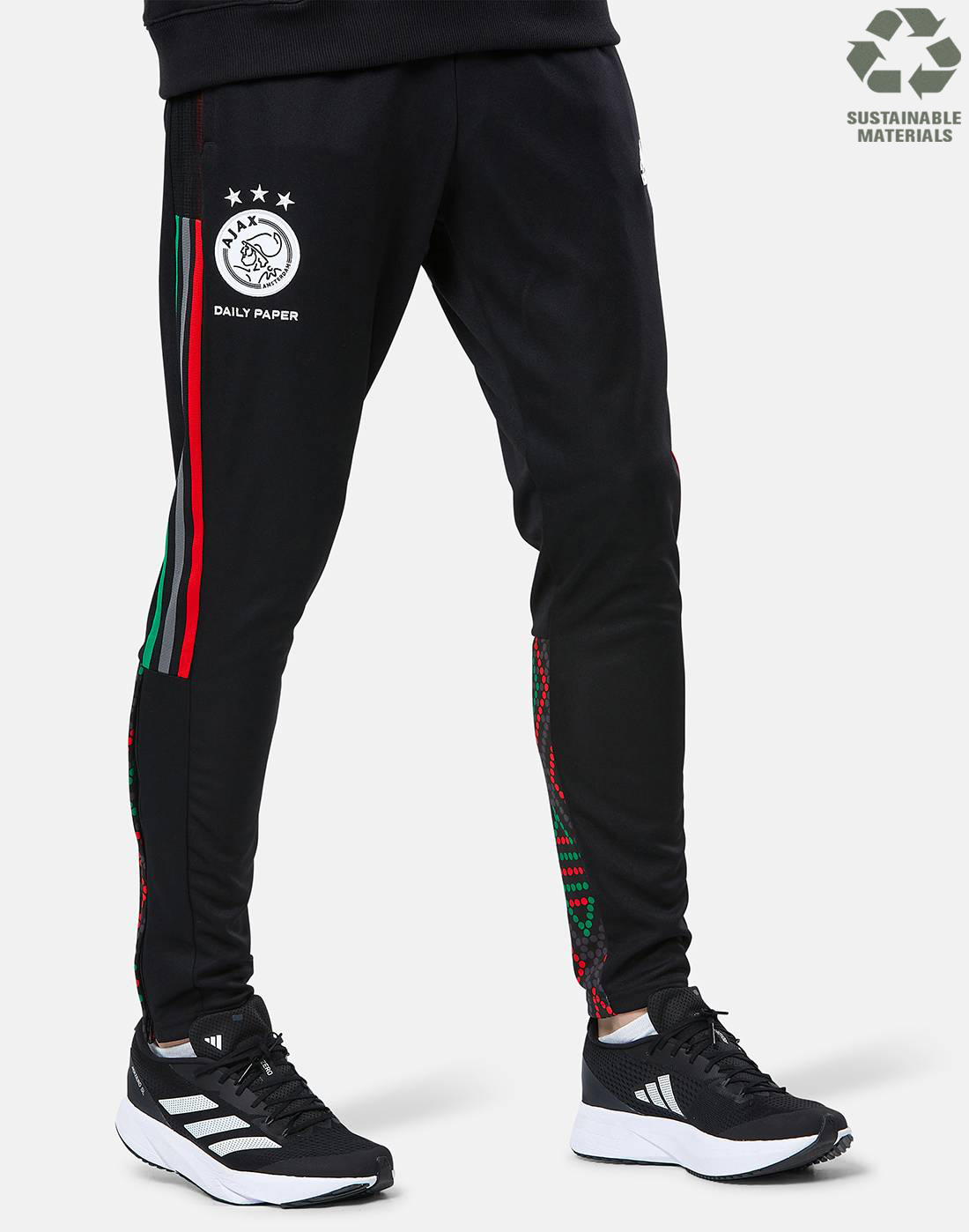 Pantalon survêtement Ajax Amsterdam x Daily Paper noir 2022/23 sur