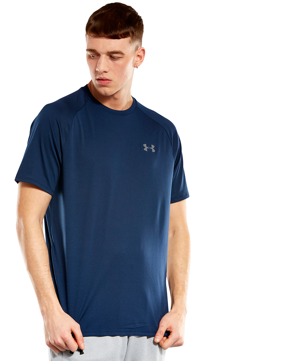 Men's Navy Blue Under Armour Tech T-Shirt | Life Style Sports