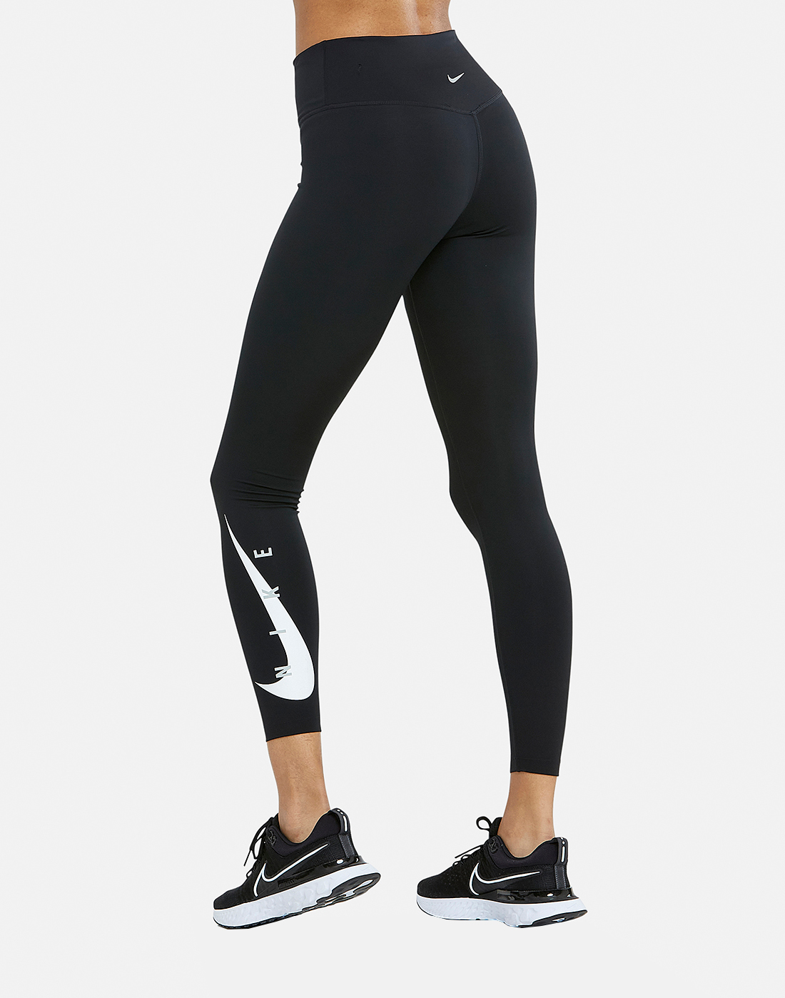 Nike Womens Swoosh Run Leggings - Black | Life Style Sports IE