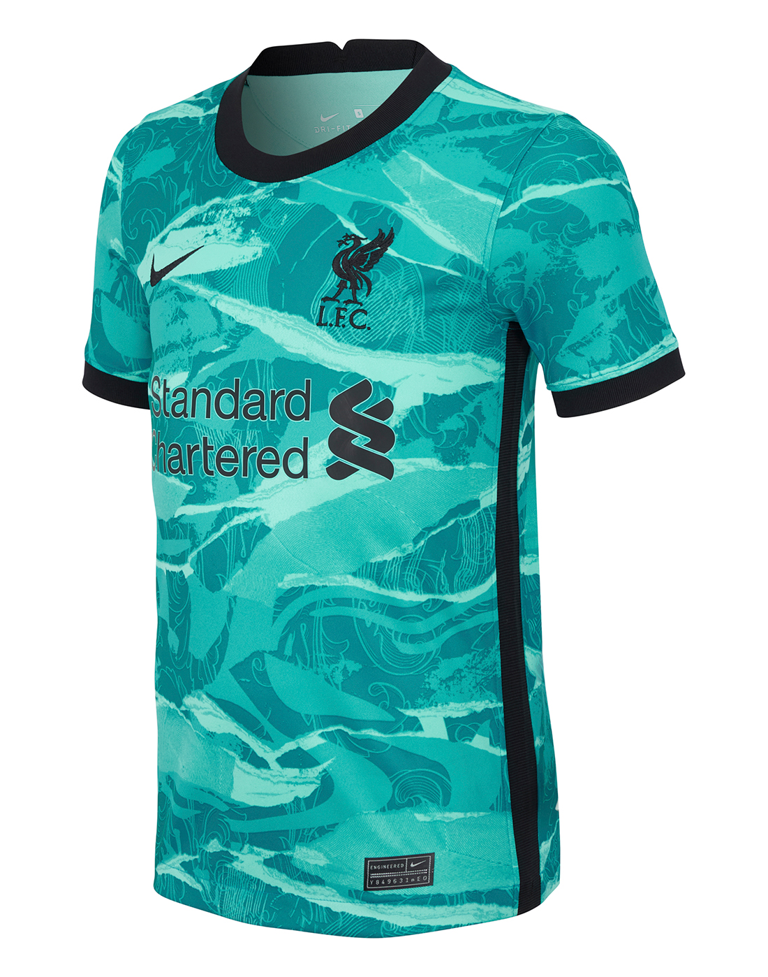 Nike Kids Liverpool 20/21 Away Jersey - Green | Life Style Sports IE