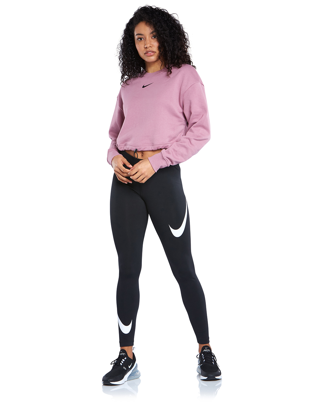 Download Nike Womens Swoosh Crewneck Sweatshirt | Life Style Sports