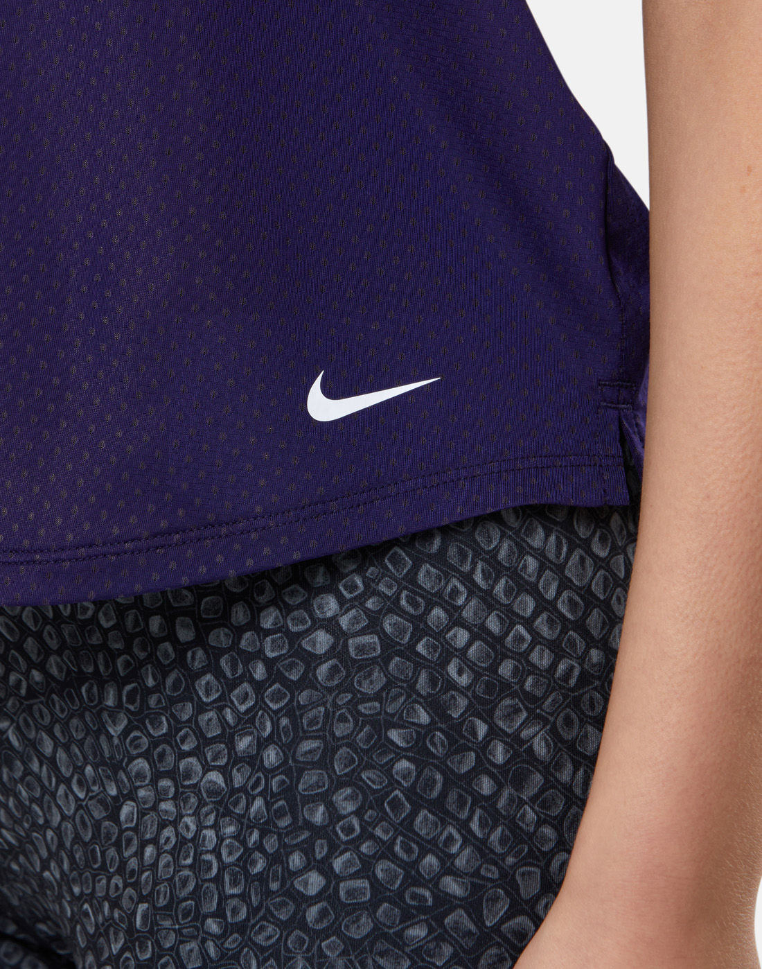 Nike Womens One Breathe T-Shirt - Purple | Life Style Sports IE