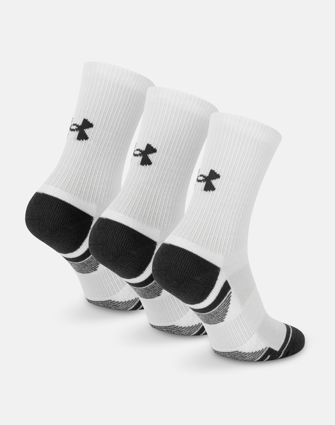 Under Armour Kids Perform Tech 3 Pack Socks - White | Life Style Sports IE