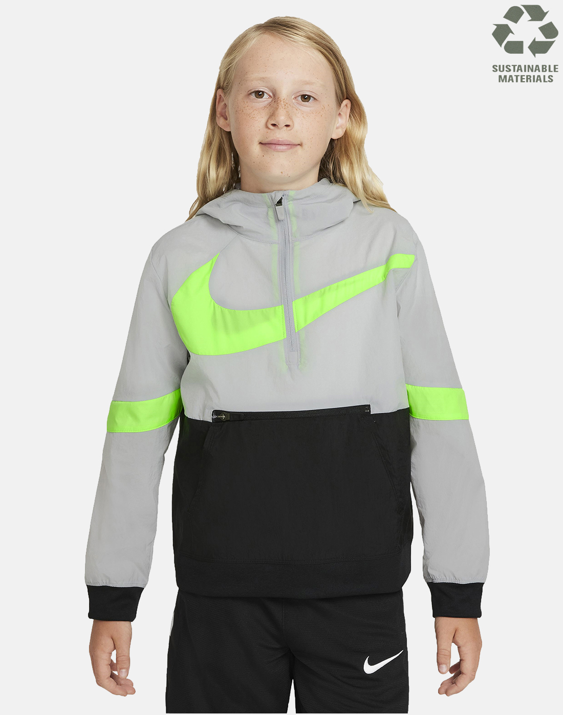 Nike Older Boys Crossover Jacket - Grey | Life Style Sports EU