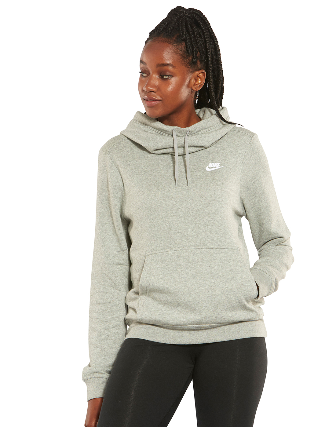 Nike Womens Fleece Funnel Hoodie | Life Style Sports