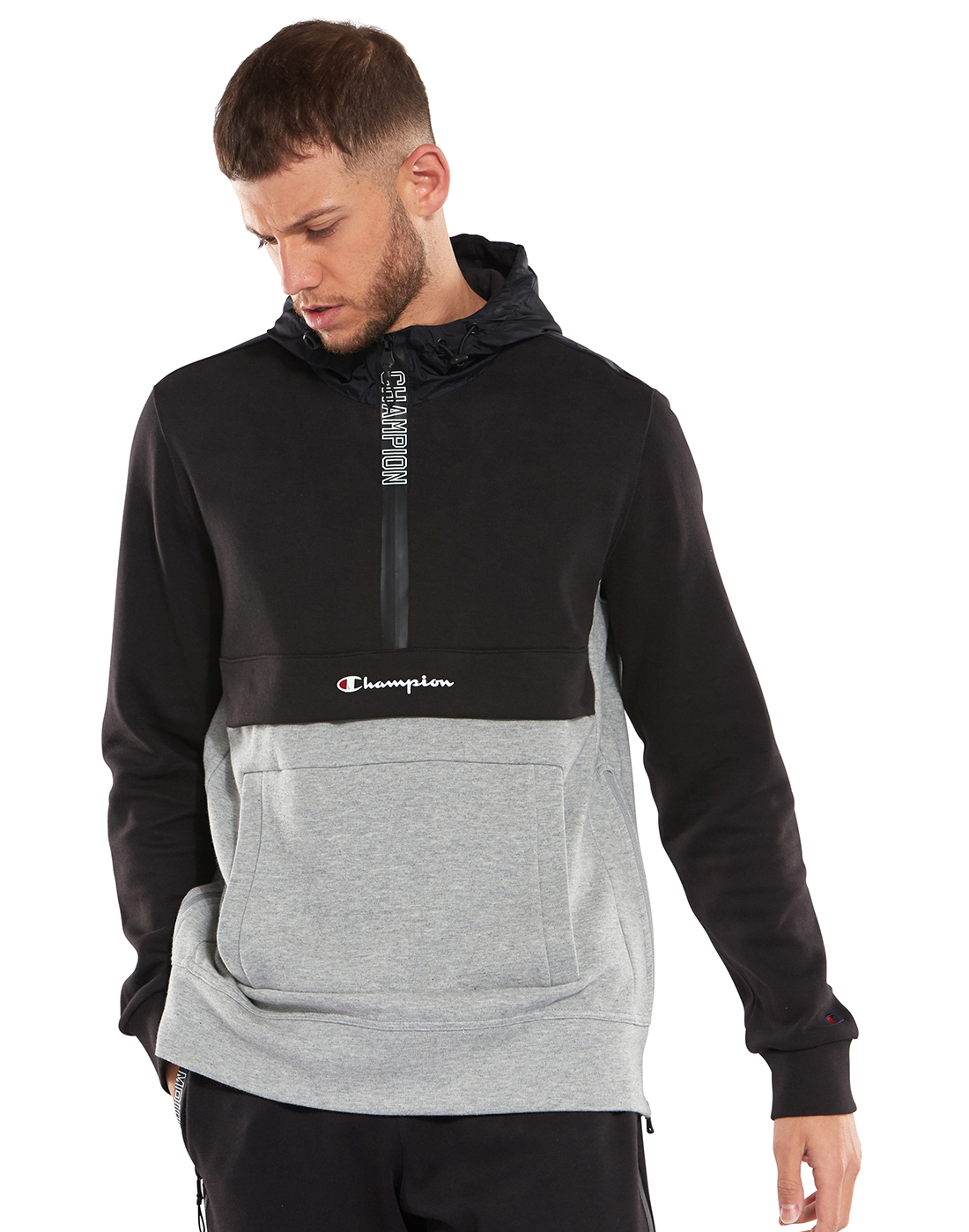 men's champion zip up hoodies