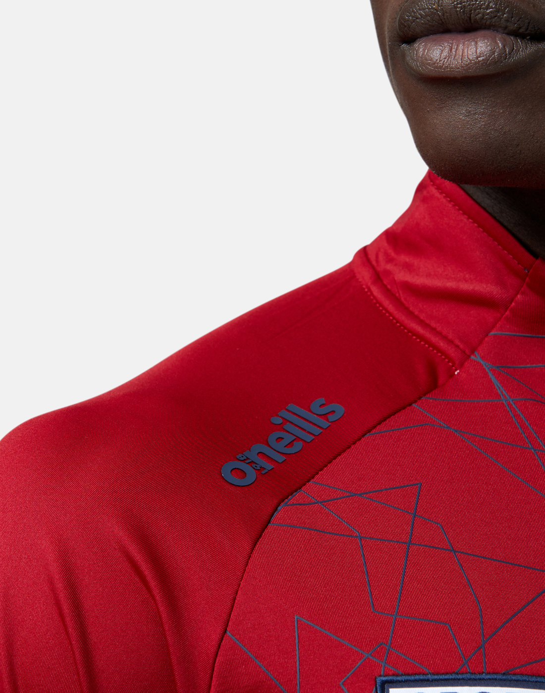 O'Neills Adult Cork Dolmen Half Zip Top - Red | Life Style Sports IE