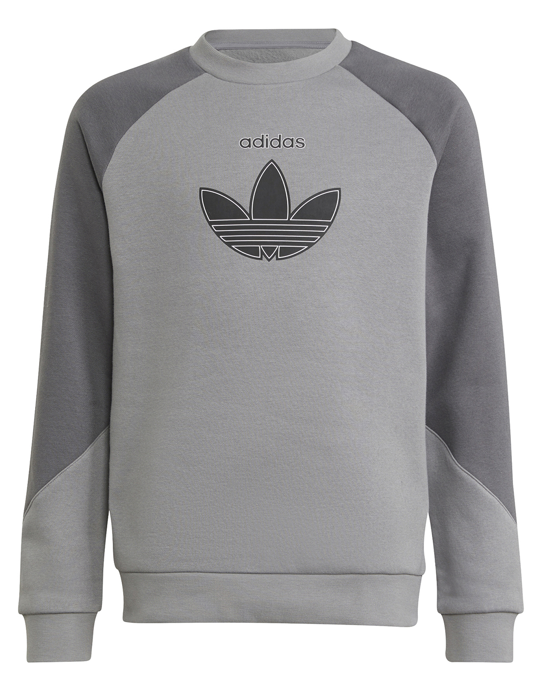adidas Originals Older Boys Crew Neck Sweatshirt - Grey | Life Style ...