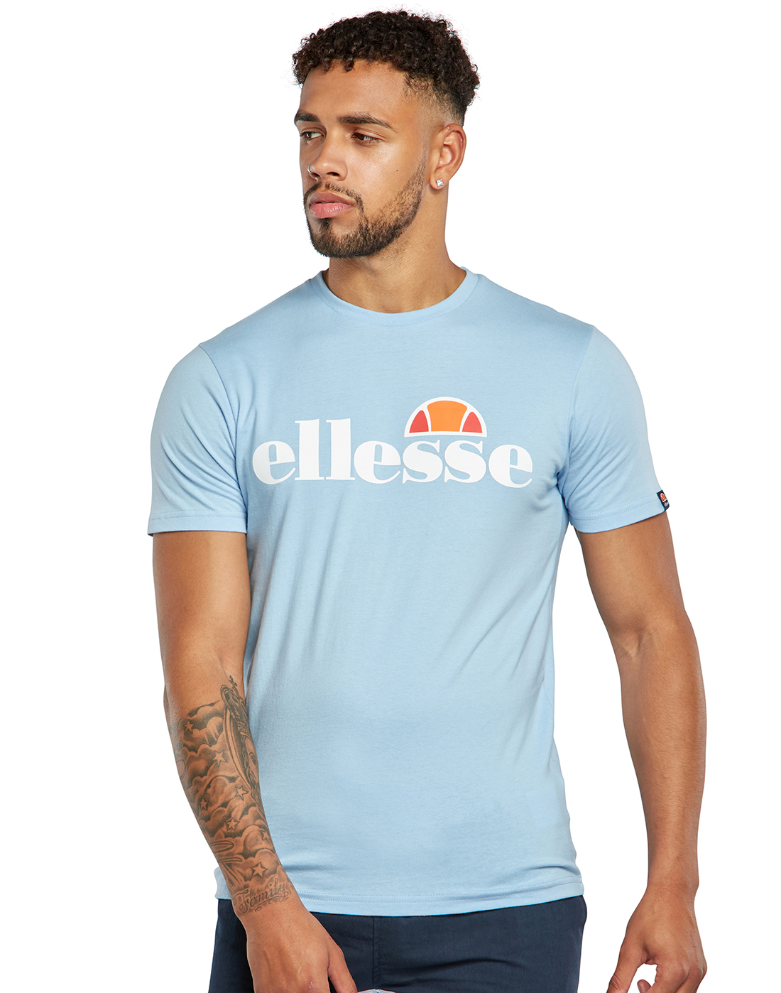 Ellesse Mens Prado T-Shirt - Blue | Life Style Sports IE