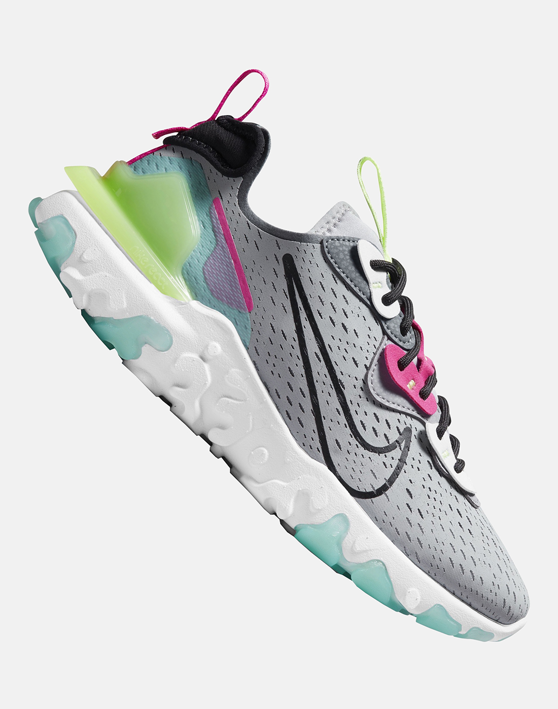 Nike Womens React Vision - Grey | Life 