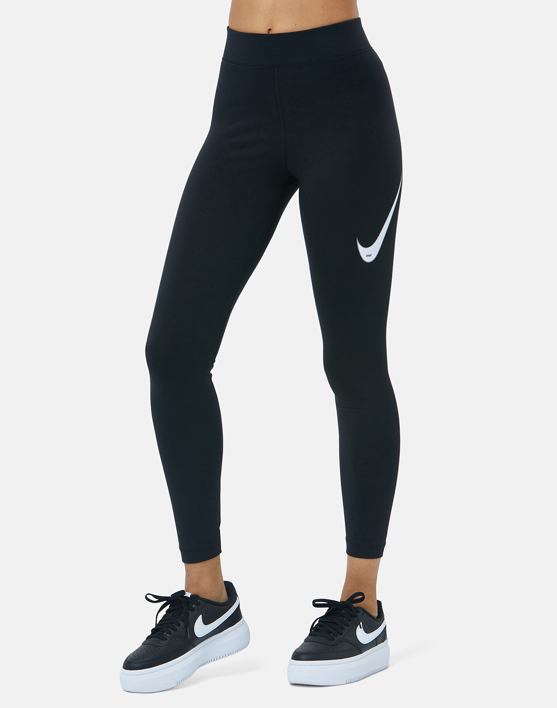 Nike WOMENS SWOOSH LEGGINGS - Black